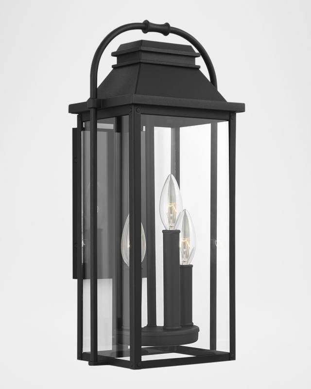 Wellsworth 3-Light Small Wall Lantern by Sean Lavin